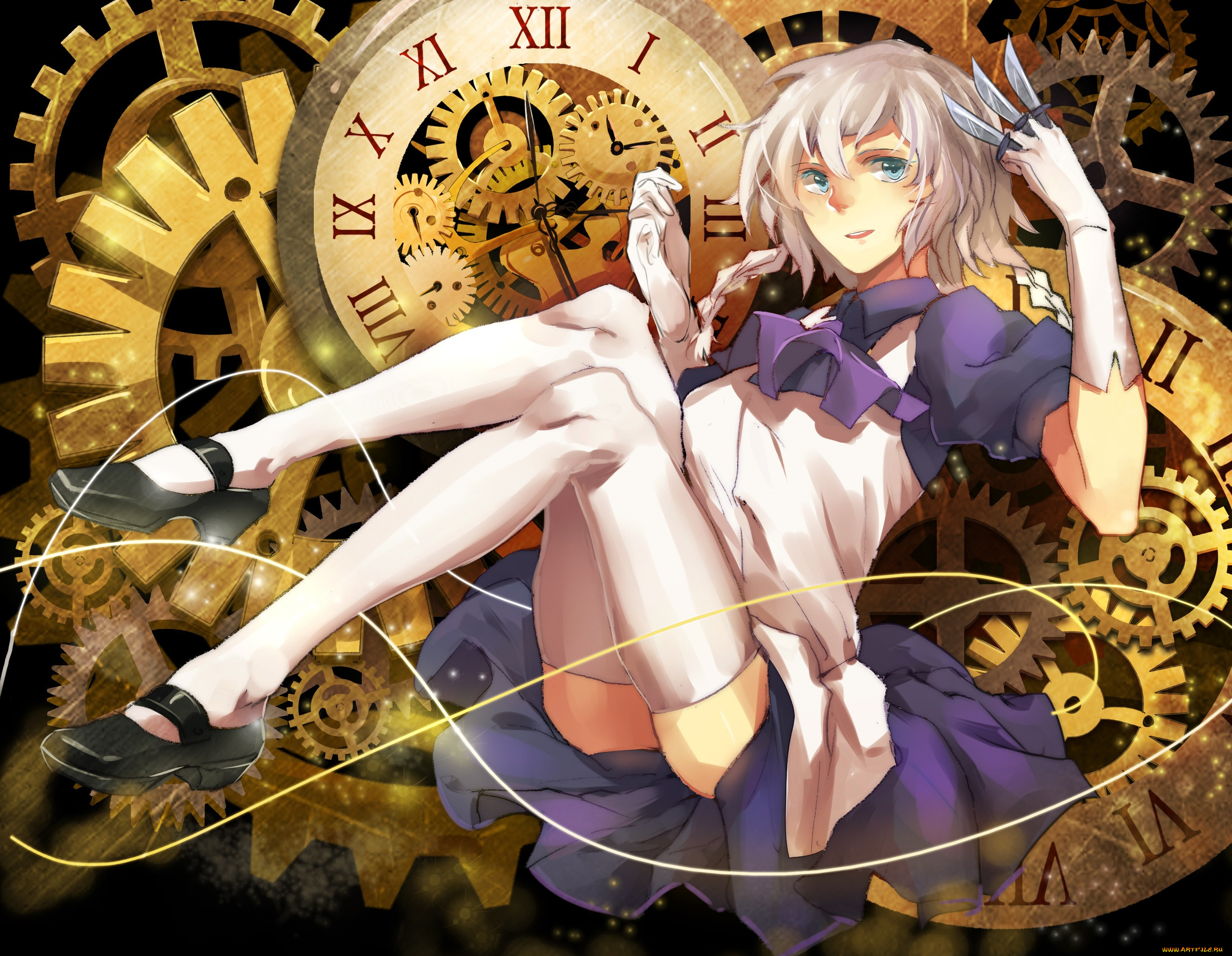 , touhou, izayoi, sakuya, , , , sunyuqian